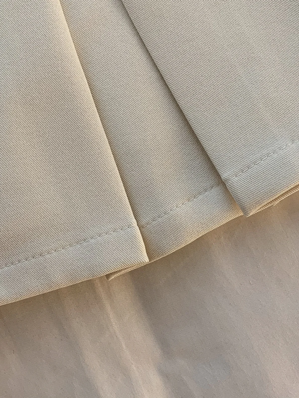 

Faionable High Waist Pleated Skirt Zipper ort A-Line Korean Sle Women's Versatile Skirt Commute Polyester Blend