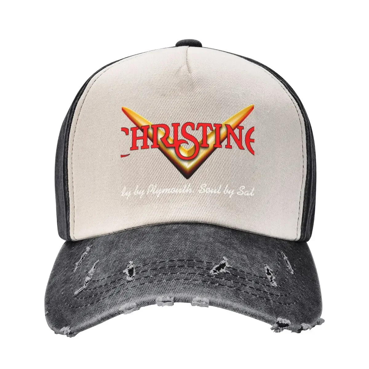 CHRISTINE Badge Baseball Cap funny hat Snapback Cap beach hat Luxury Brand Girl Men's