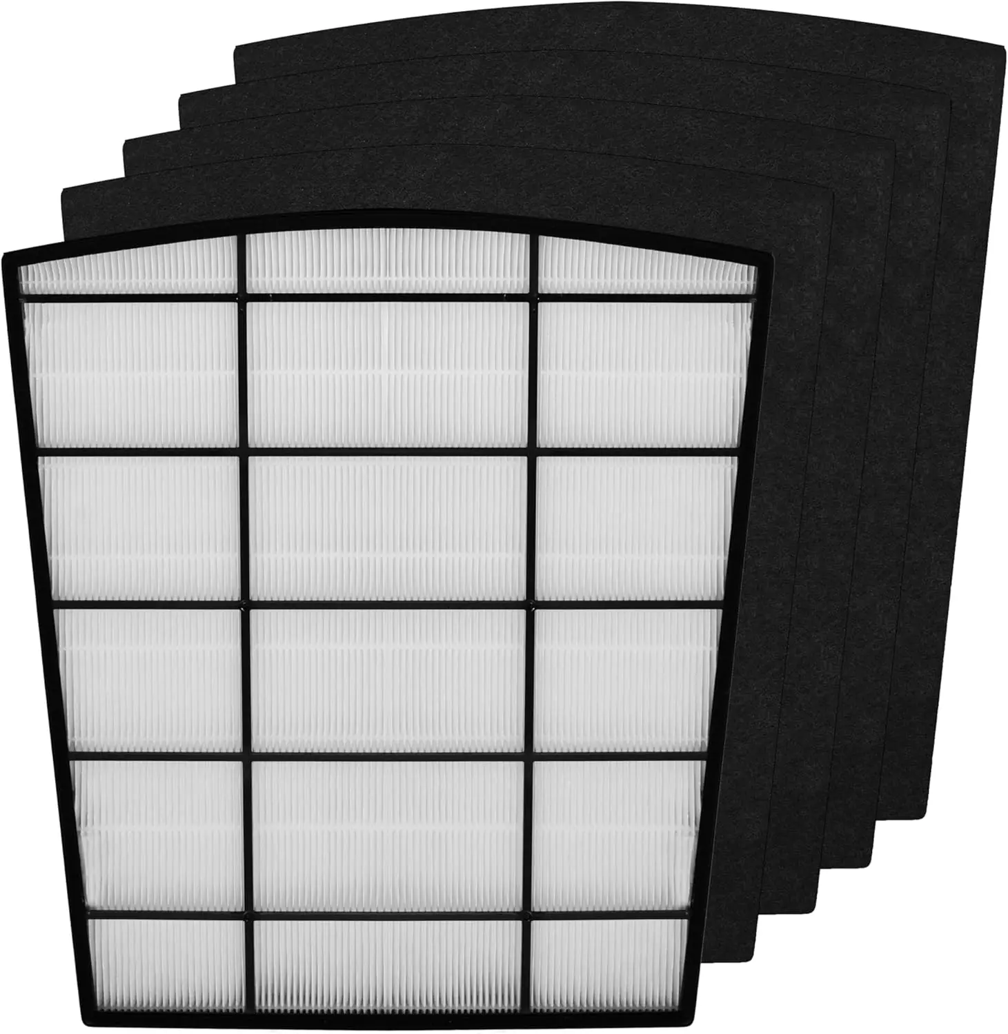 

Сменный фильтр для очистителя воздуха, H13 True HEPA с 4 угольными предварительными фильтрами, совместим с моделями HP800