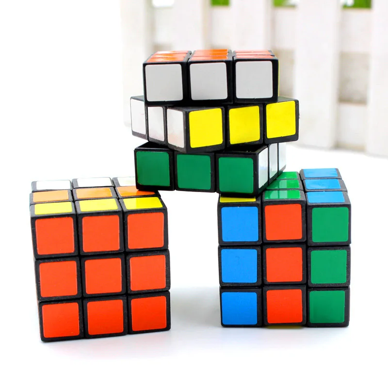 12PC Child Magic Cubes 3CM Twist Puzzle Speed Classic Plastic Toys Learning Education For Kids Puzzle B1082