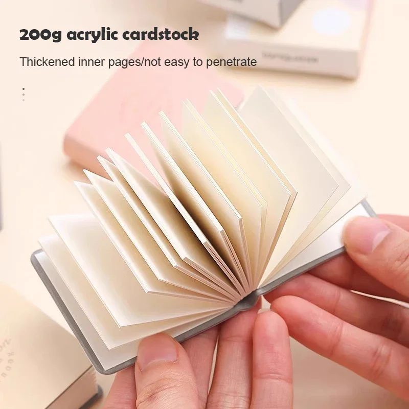 3/6/9/15 Books Mini Drawing Book Square Watercolor Sketchbook Thick paper GSM 200g Painting Paper Work Relaxation Art Supplies