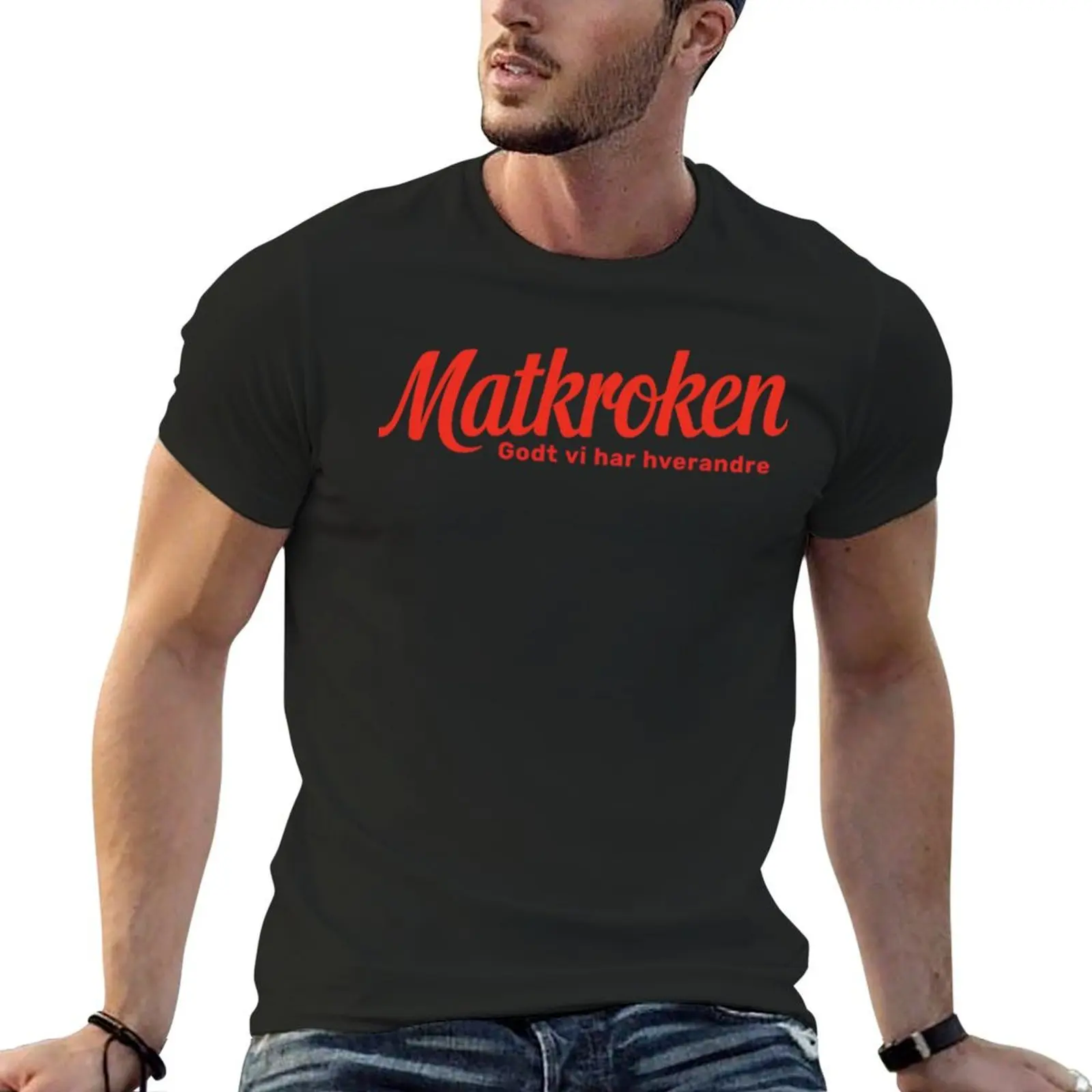 Matkroken Norway T-Shirt new edition graphic tee shirt mens graphic t-shirts funny