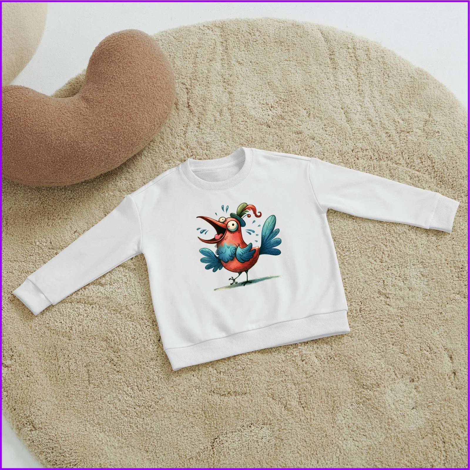 

Funny Cartoon Crazy Bird Sja284a Kids Boys Girls Hoodies Sweatshirts Teen Clothes Rainbow Friends High Nightmare Wednesday Outer