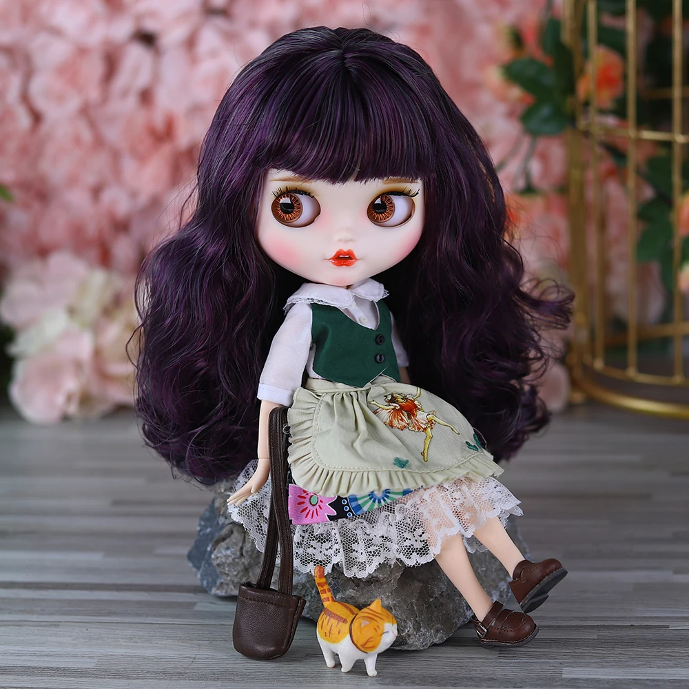 Icy Dbs Blyth Pop Bjd Joint Body Schattige Grote Konijnentanden Witte Skin Set Pop 1/6 30Cm Meisje Cadeau Anime Sd