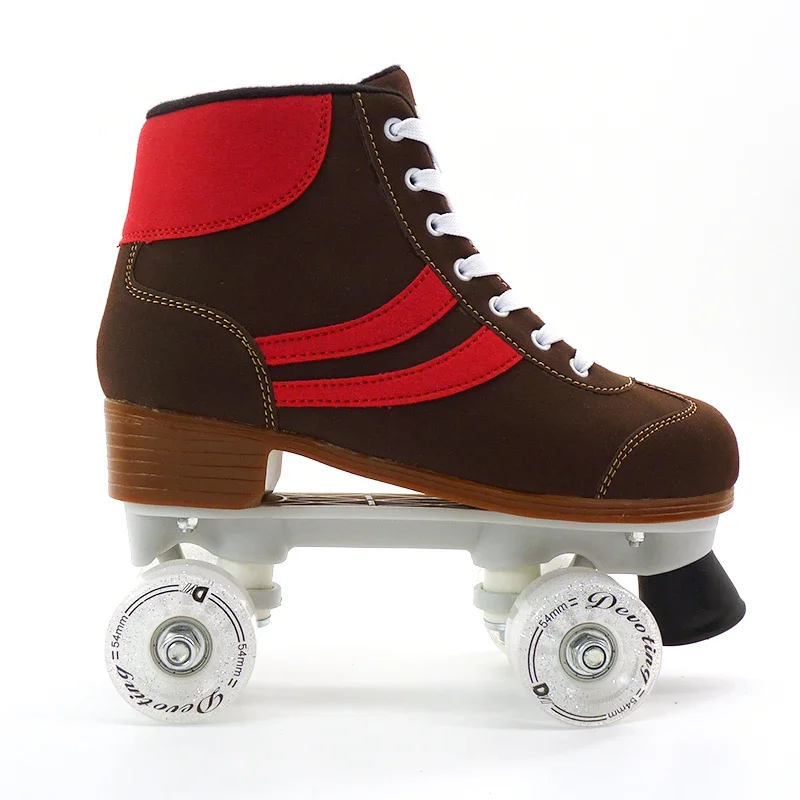 Sports Classic Design skate rink type four wheels quad roller skate wholesale