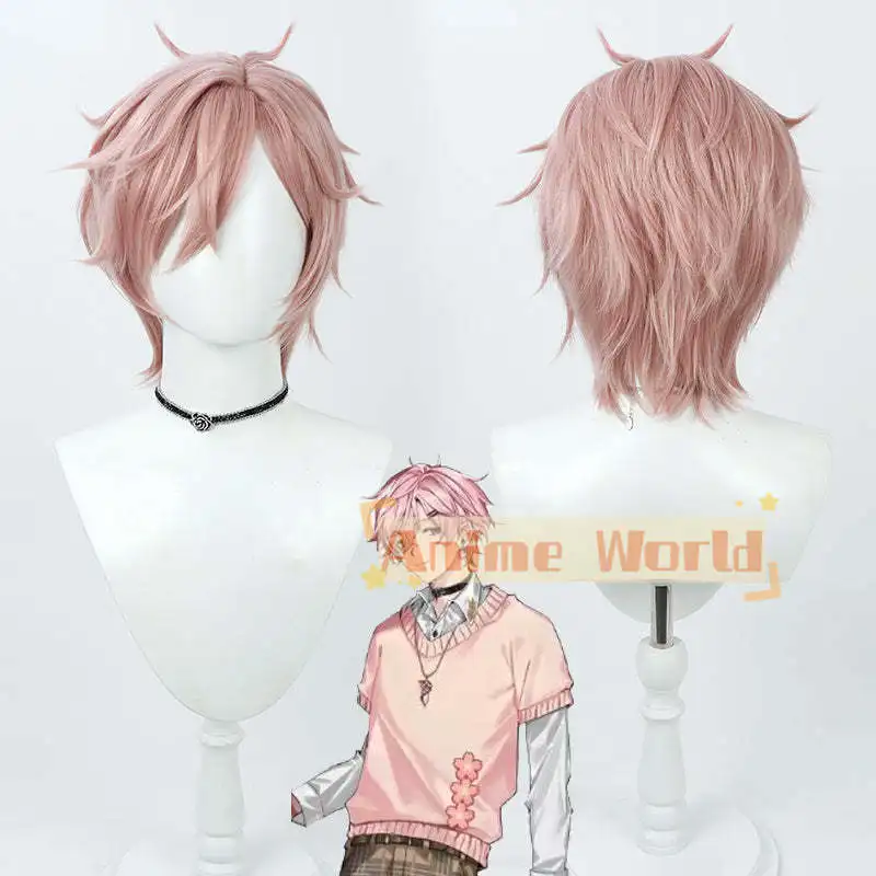 Virtual YouTuber VTuber Shoto Shxtou Spring Outfit Reference Sheet Cosplay Wig