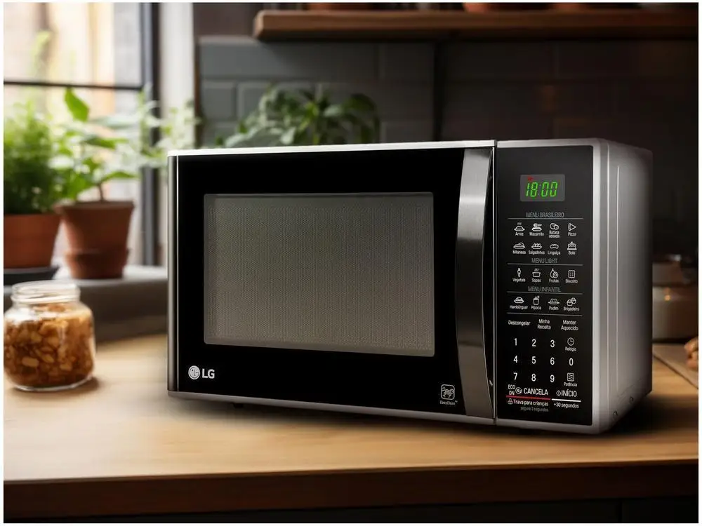 LG 30L Solo Microwave MS3091BC White and Black-220V