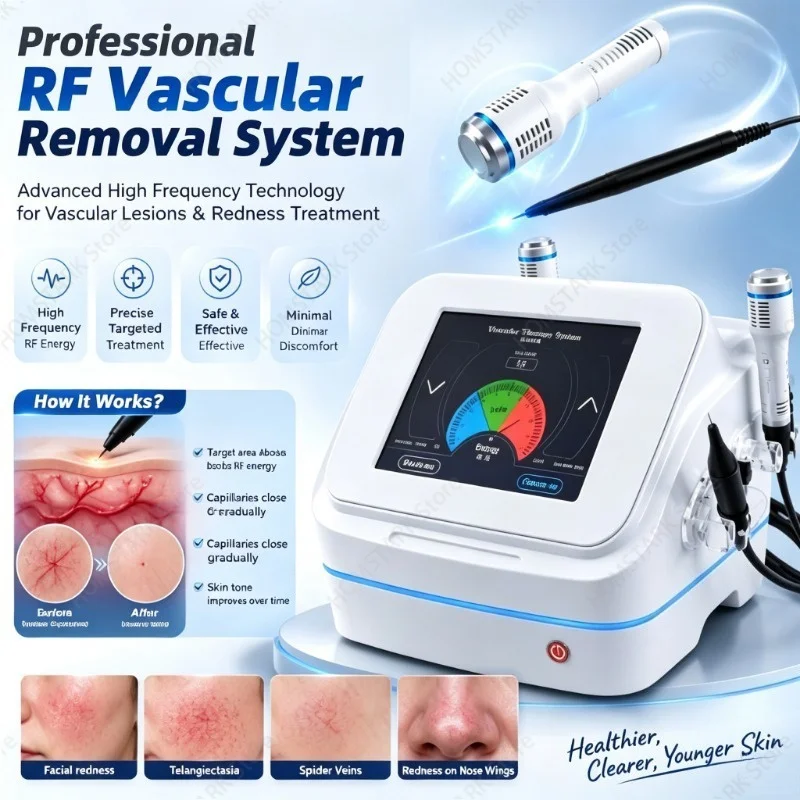 13.56MHz High Frequency RF Beauty Machine, Salon Facial Skin Care Device, Skin Smoothing & Skin Rejuvenation Equipment