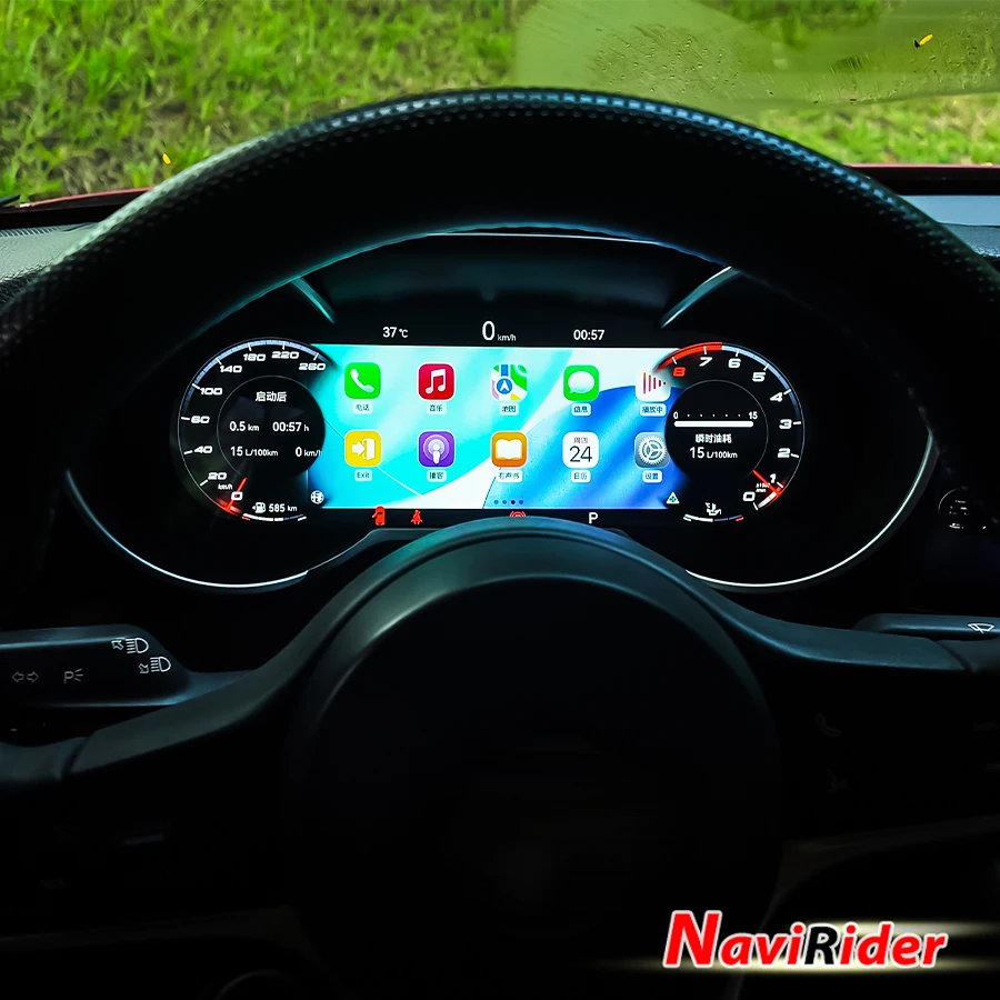 For Alfa Romeo Giulia Stelvio 2016-2019 Instrument Cluster Virtual Cockpit LCD Digital Dashboard Panel Speedometer Dash Screen