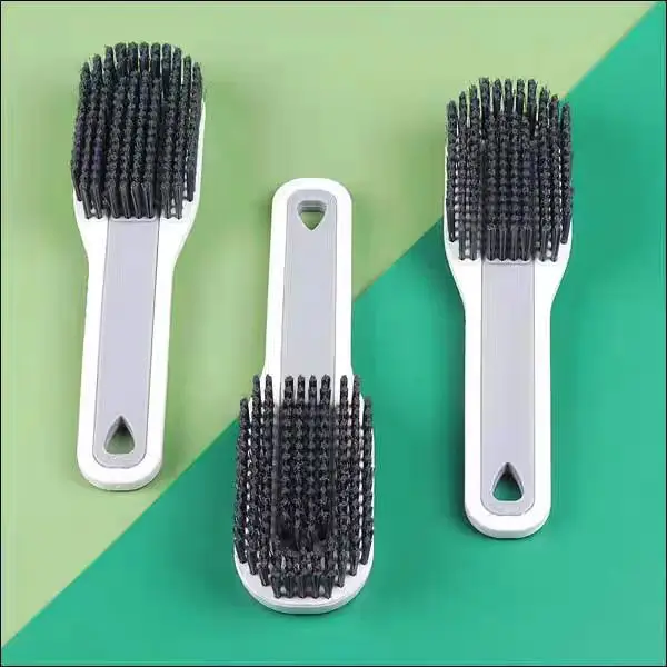 Shoe brush hard bristled plastic long handle household student dormitory daily multifunctional cleaning brush