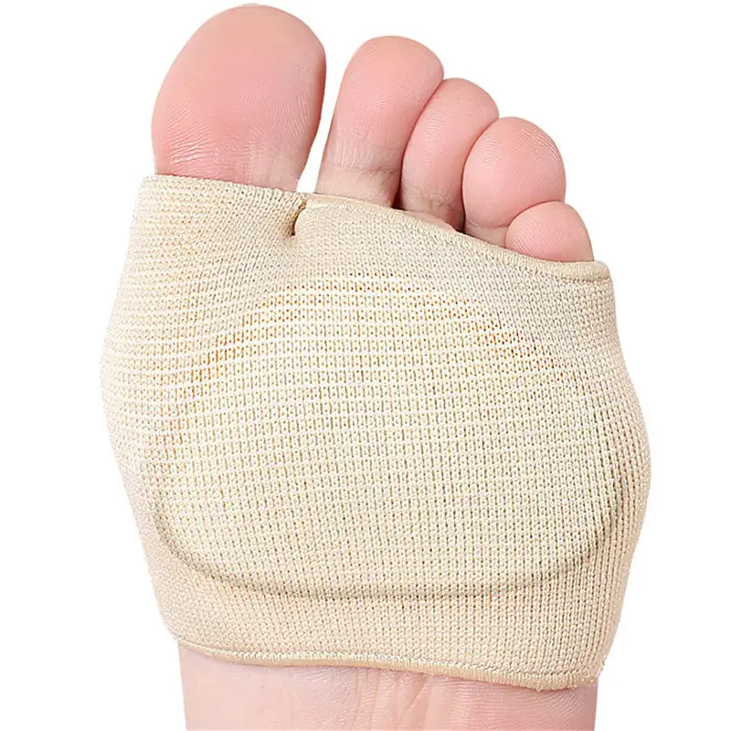 1pcMetatarsal Sleeve Toe Bunion Sole Forefoot Gel Pads Cushion Half Sock Supports Foot Care Tool