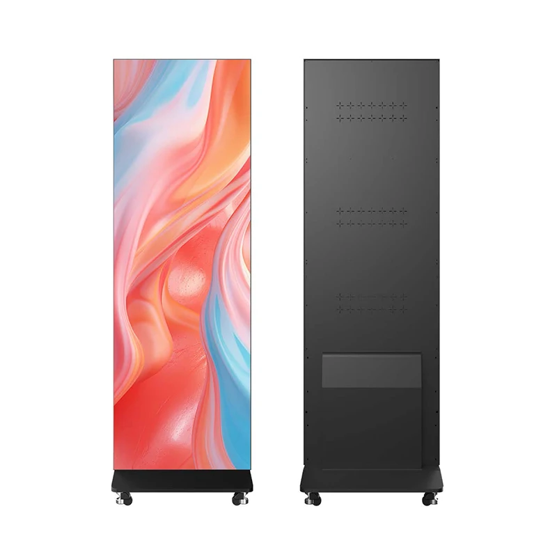 P1.8 LED Advisement Player Electronic Poster Screen Supports Synchronous Display for Scenarios Such As Meeting Broadcasts