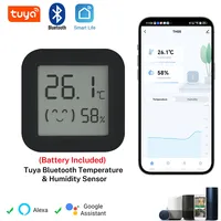 Tuya Temperature Humidity Sensor 2025 Smart Mini LCD Display bluetooth-compatible APP Controlled for Smart Life Alexa