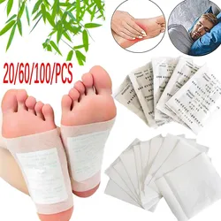 20/60/100/szt/zestaw Detox Foot podkładki do łatek toksyny ciała pielęgnacja stóp narzędzia oczyszczanie ciała odchudzanie poprawić snu stóp naklejki łatki