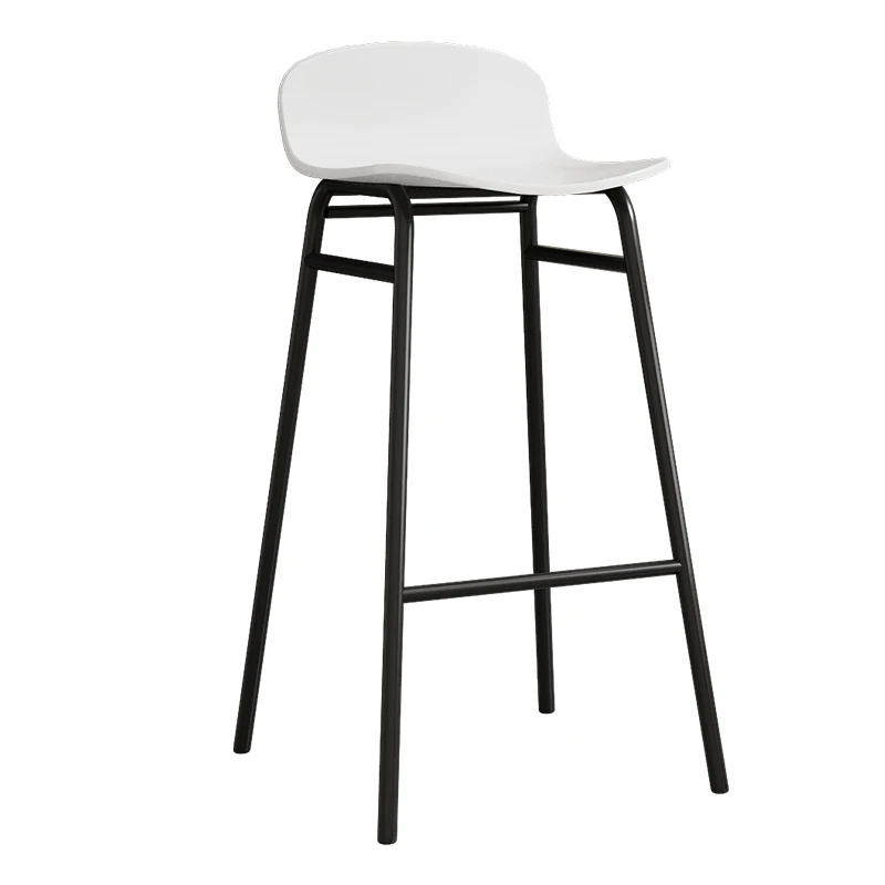 Design Library Bar Chair European Waterproof Dining Study Salon Bar Stool Living Room Nti Scratch Taburete Alto Home Furniture