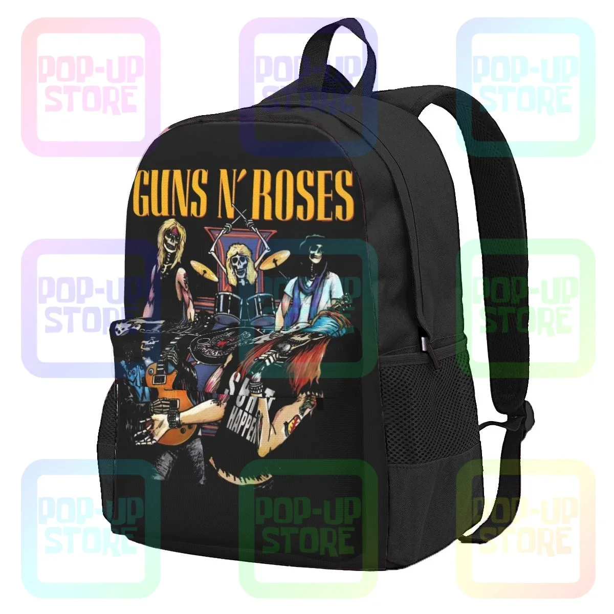 

Guns N Roses Rock Roll The Most Dangerous Band In The World Large Capacity Backpack Training New Style