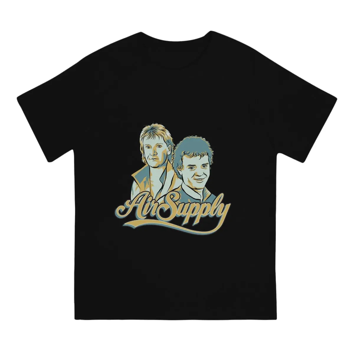 Men's T-Shirts The World-renowned Slow Rock Group Of The 70s And 80s Funny 100% Cotton Tees Short Sleeve Air Supply T Shirt