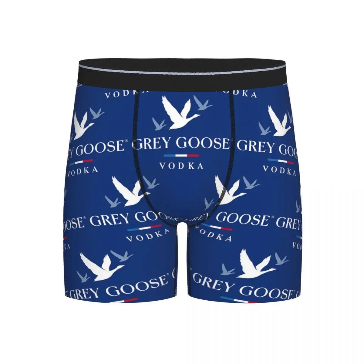 

Long Boxer Underpants Shorts GREY GOOSE VODKA 2 Panties Male Breathable Underwear for Homme Man Boyfriend Gifts