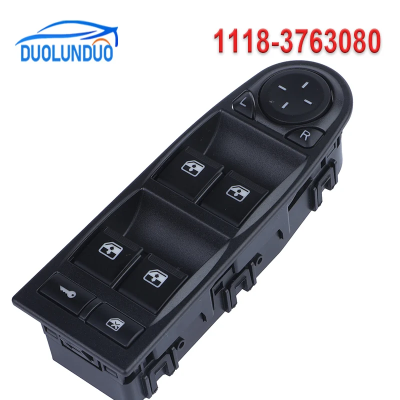 New 1118-3763080 11183763080 10pins Car Accessories Window Switch For Lada Kalina 1119 1117 Car Replacement Parts