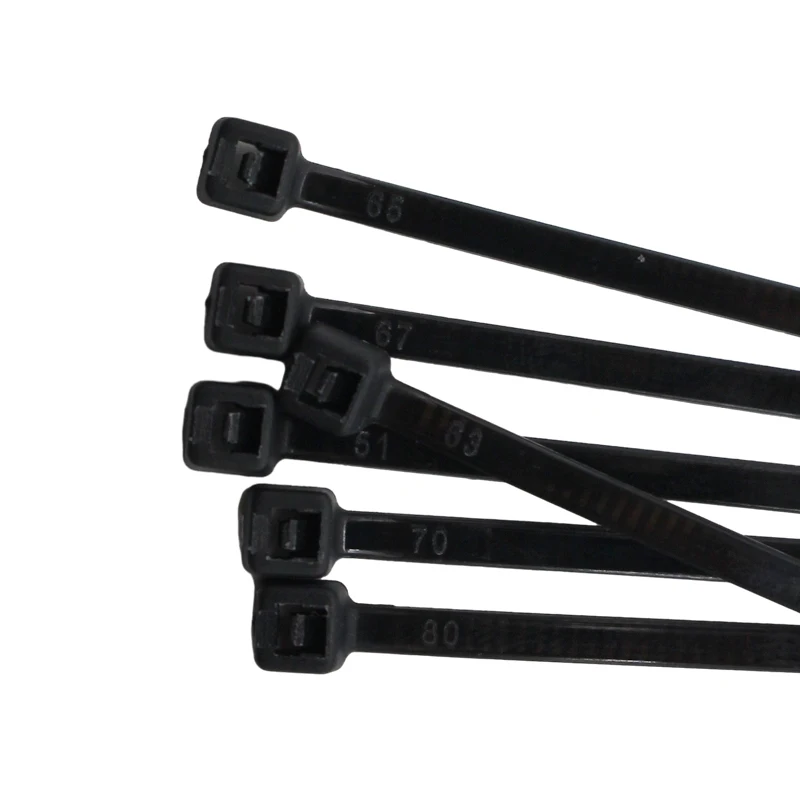 Self-locking plastic nylon tie 100 PCS black 5X300cable tie fastening ring3X200 cable tie zip wraps strap  nylon cable tie set