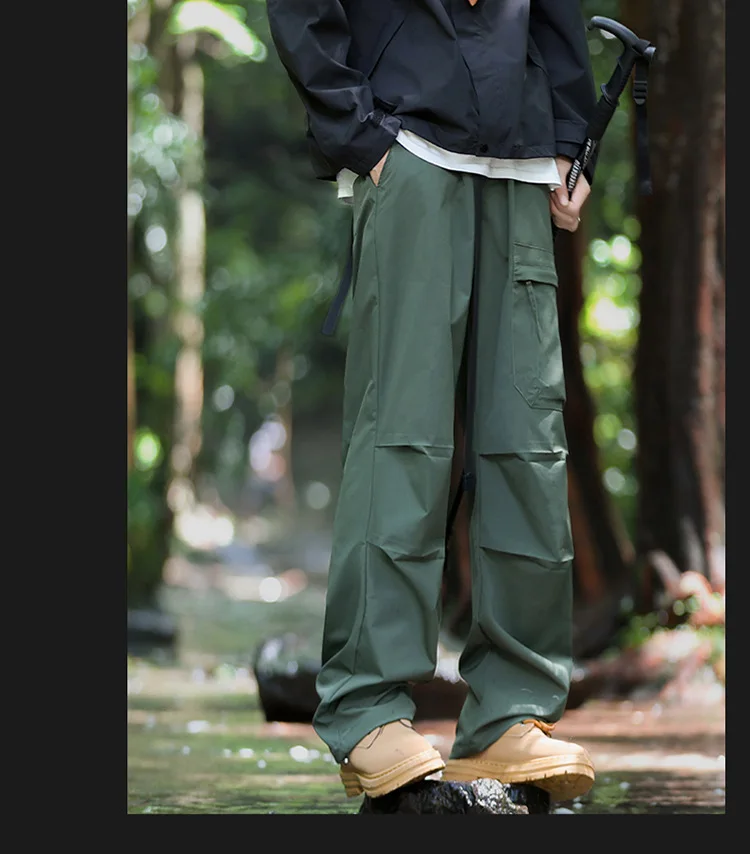 Korean Outdoor Pants Men Waterproof Spring Summer Lightweight Climbing Mountain Hiking Pants Men Breathable Thin Cargo Pants