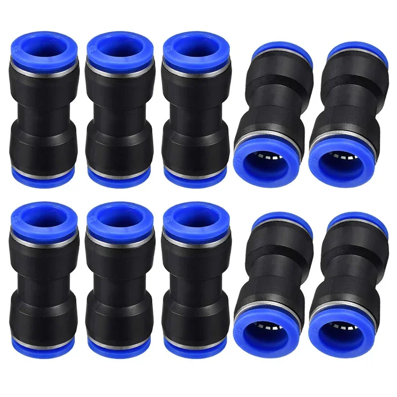 

Пневматические фитинги из искусственной кожи, пластиковый соединитель 4 мм, 6 мм, 8 мм, 10 мм, 12 мм, 14 мм, 16 мм, трубка для воздушного водяного шланга, вставной прямой газовый быстрый соединитель