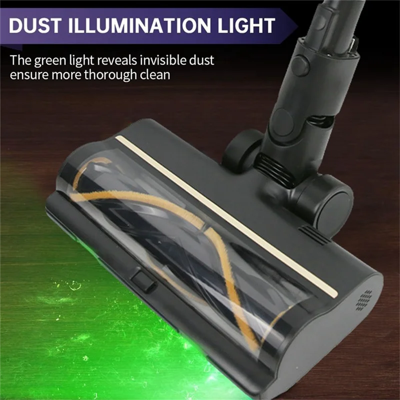 ABZA-アタッチメントハードフロアクリーニングツール- LEDヘッドライトダイレクトドライブヘッド Z10ステーション/Z20ステーション/P10 R10 Pro/R20掃除機用