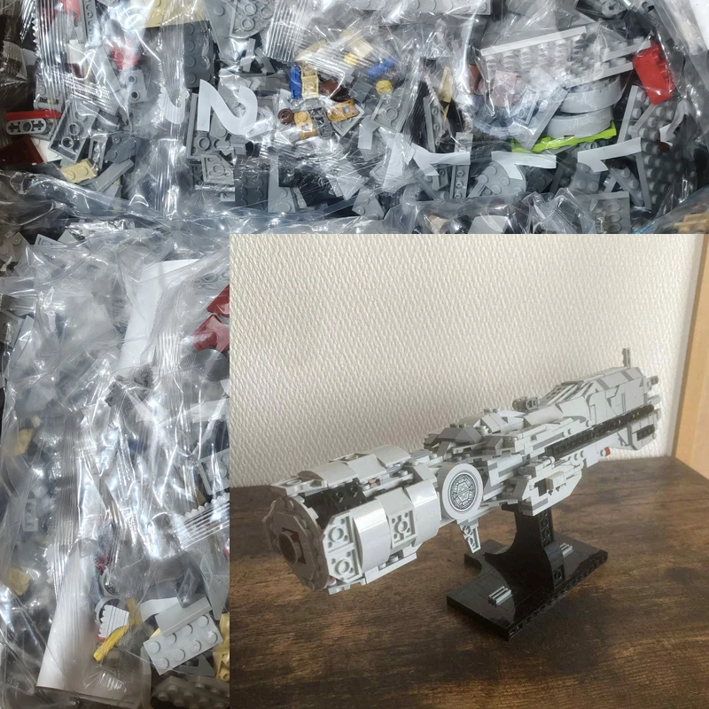 

Конструктор MOC: Серия космических кораблей, инопланетяне, USS Sulaco, космический боевой корабль, модель для самостоятельной сборки, игрушка, подарок на Рождество для детей
