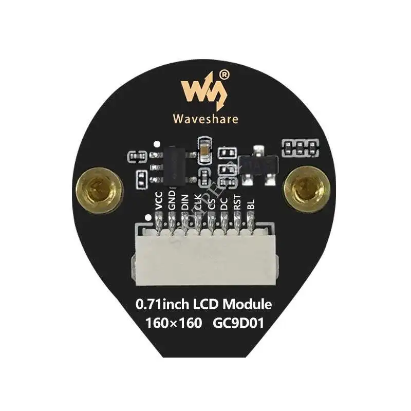 0.71 Inch Round LCD Display Electronic Eye, Compatible with Arduino/Raspberry Pi/STM32