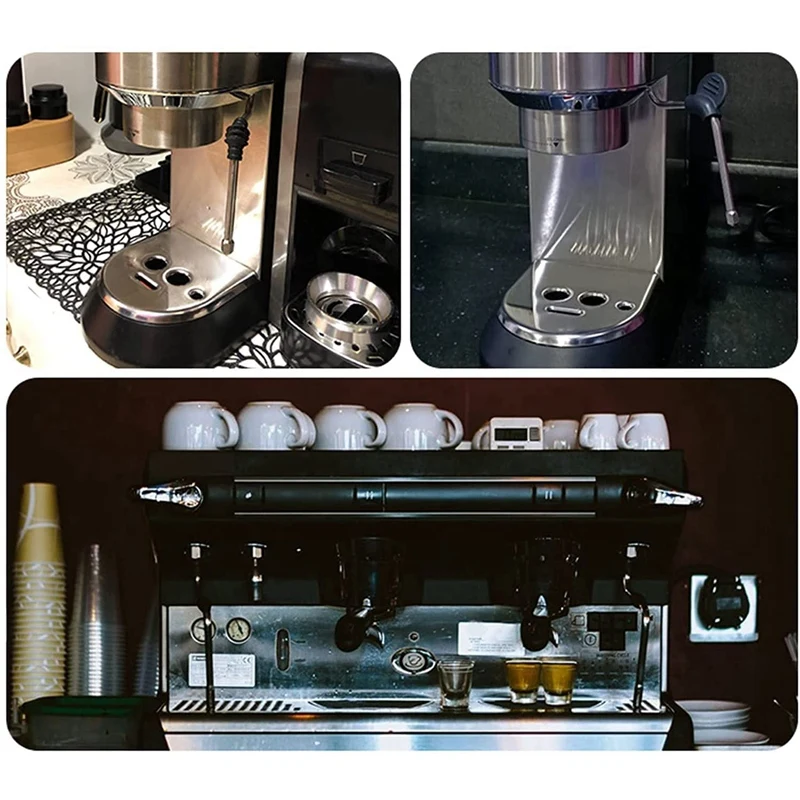 Różdżka parowa do Delonghi EC680/EC685, ekspresu do kawy Rancilio, aktualizacja z dodatkową dyszą parową z 3-otworową końcówką — zdjęcie produktu 5