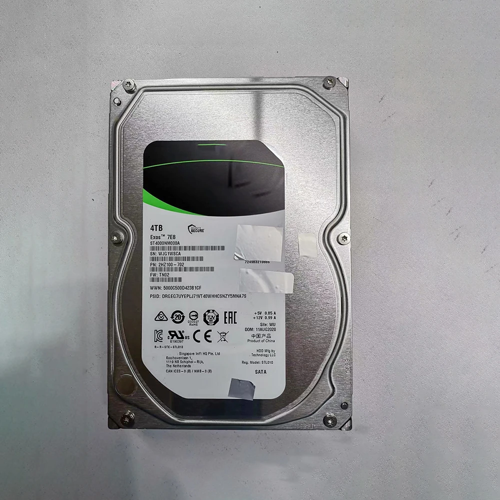 ST4000NM000A لمحرك الأقراص الصلبة لخادم Seagate Galaxy 4T Enterprise SATA3 4T 7.2K SATA 3.5 بوصة