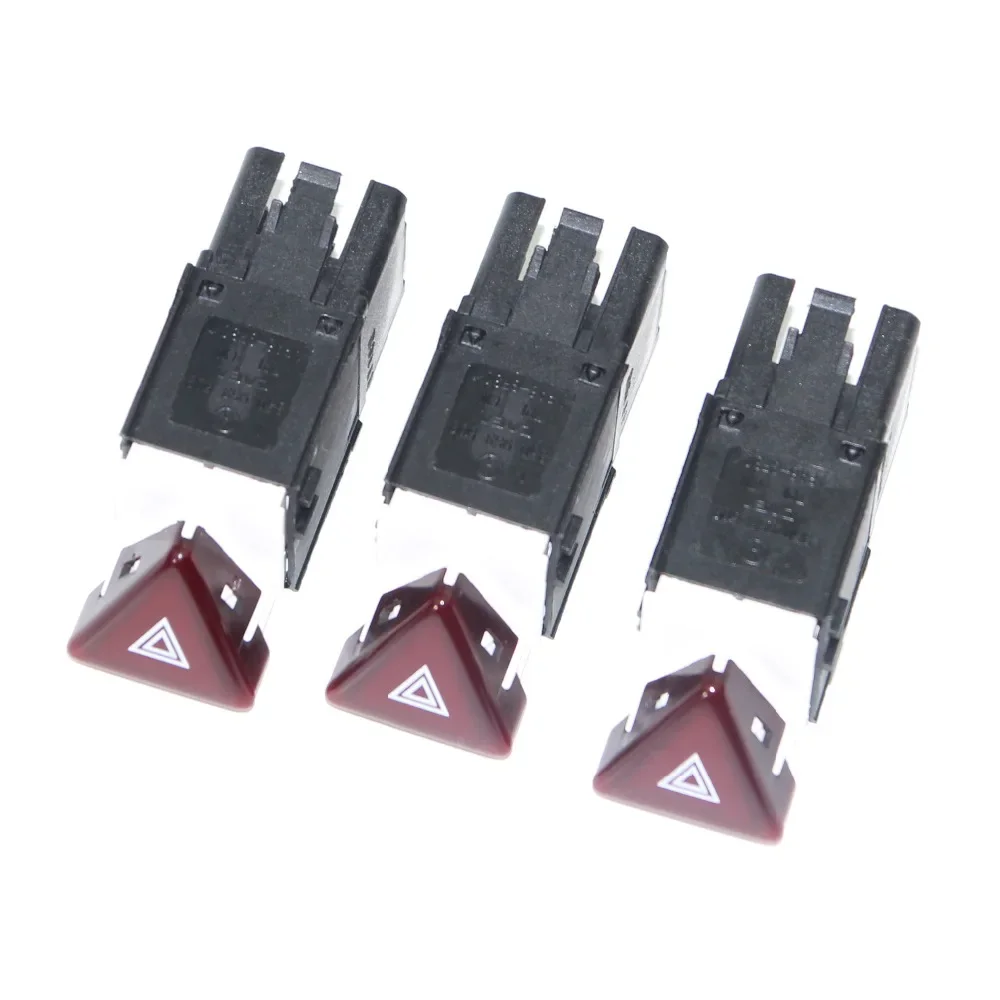 

3PCS Hazard Warning Flash Switch Push button 35D 953 509 /3C8 953 509 /3C0 953 509 OE For VW PASSAT B6 CC