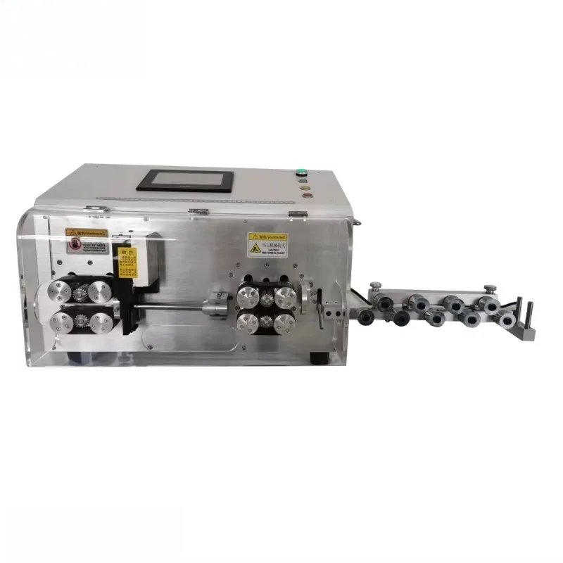 Electrical Machinery Automatic Wire Stripping Machine With 7-inch Color Touch Screen Eight-Wheel Drive For Industrial Use