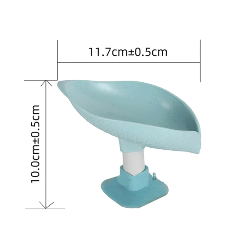 Portasapone a forma di foglia per bagno doccia portasapone a ventosa portasapone per uso domestico portasapone in spugna accessori per il bagno