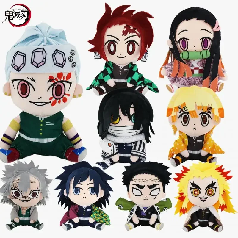 

20 СМ Demon Slayer Аниме Kamado Nezuko Uzui Tengen Himejima Gyomei Hashira Плюшевая игрушка Мягкая плюшевая игрушка Demon Slayer Corps Кукла в подарок