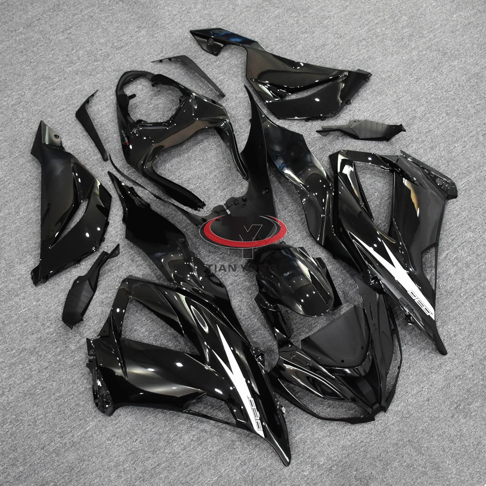 Motorcycle Full Fairing Kit For ZX6R 2013 2014 2015 2016 2017 2018 ZX 6R 636 Bodywork Cowling Bright black latte art view 3