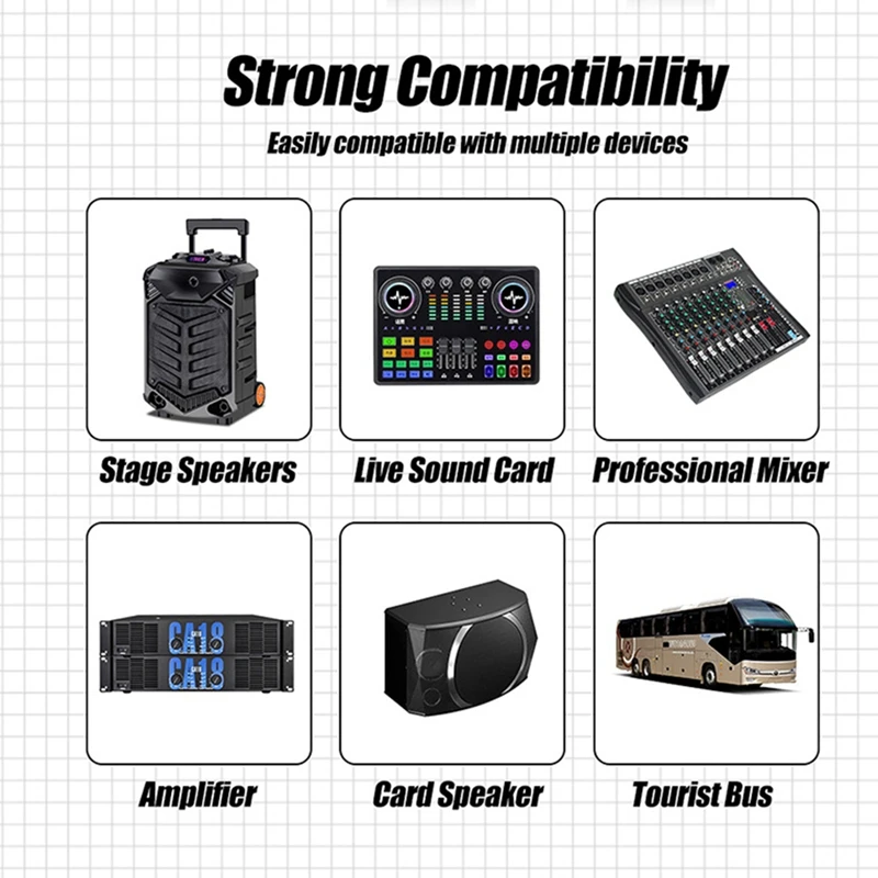 نظام الميكروفون اللاسلكي 2.4G نظام الميكروفون اللاسلكي XLR محول الميكروفون محول UHF الارسال التلقائي