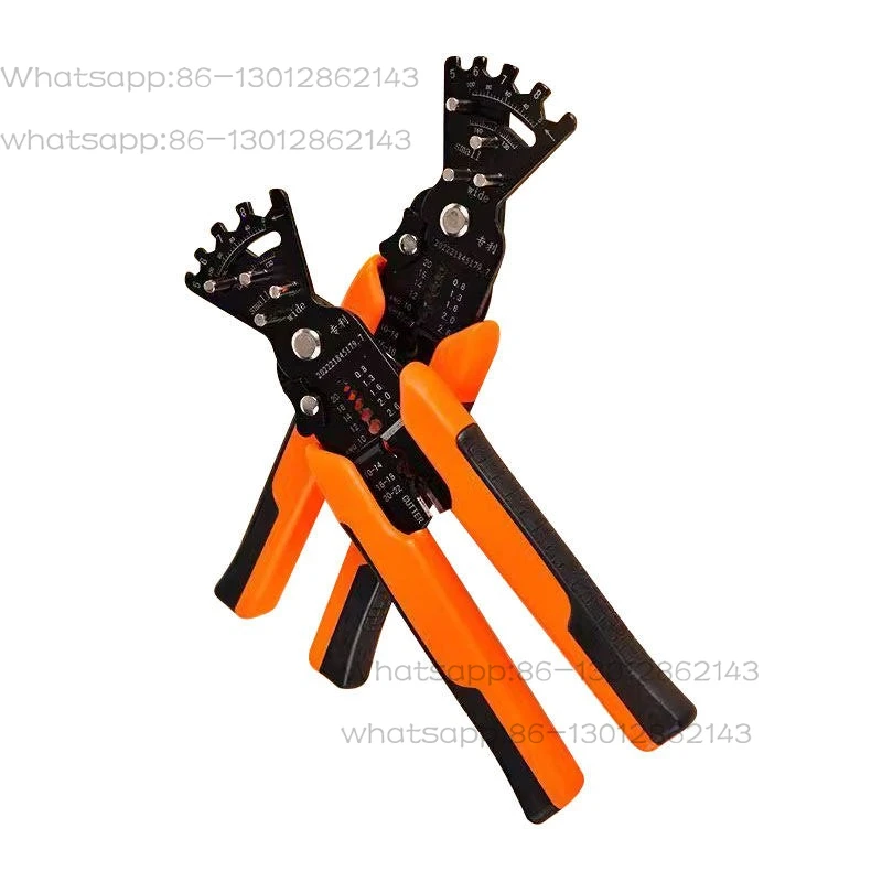 Multifunctional hand-held wire stripping pliers electrical box pressing wire peeling and cutting wire