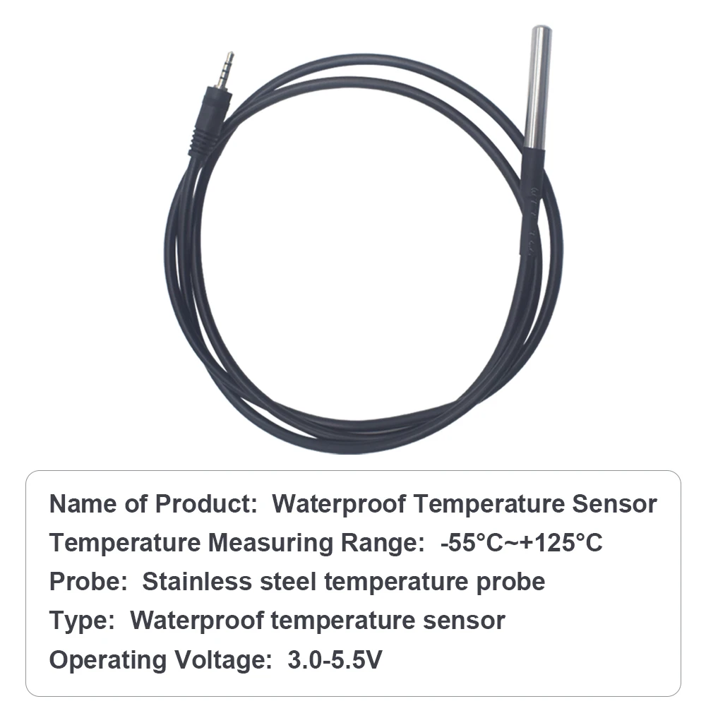 Waterproof thread temperature probe temperature sensor Stainless steel package 1m for TH10/TH16 temperature Switch