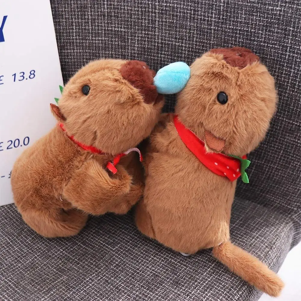 Bufanda Capybara Capybara Slap pulsera simulación muñeca de peluche suave pulsera Slap dibujos animados roedor muñeca estilo