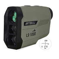 ARTBULL Golf Laser Rangefinder 1000M 650M Telescope with Flag-Lock Slope Pin Distance Meter for Hunting Monocular