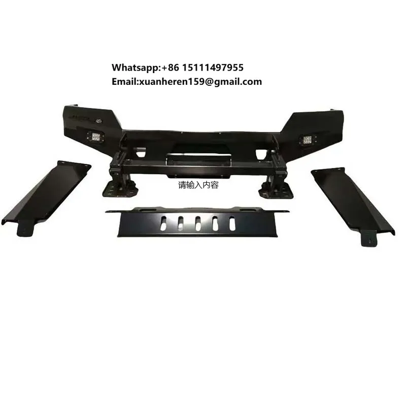 

Steel Sports Front Bumpers Rear Bumper Bull Bar for Toyota LC200 Exterior Accessories with Easy Installation