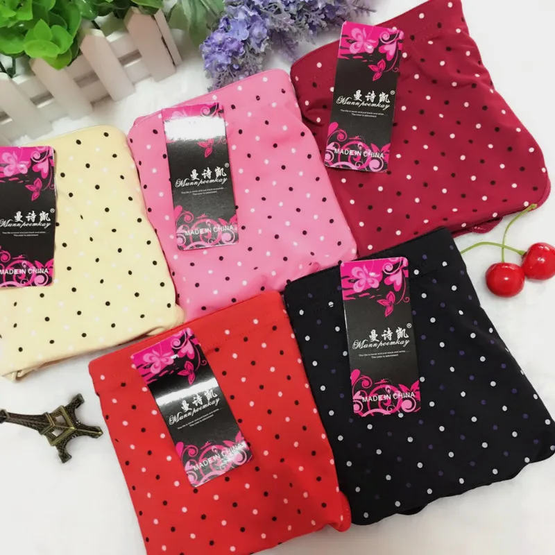 3Pcs/lot Breathable Print Panties for Women High Waist Briefs Soft and Super Elastic Underpants Plus Size 5XL 7XL Briefs