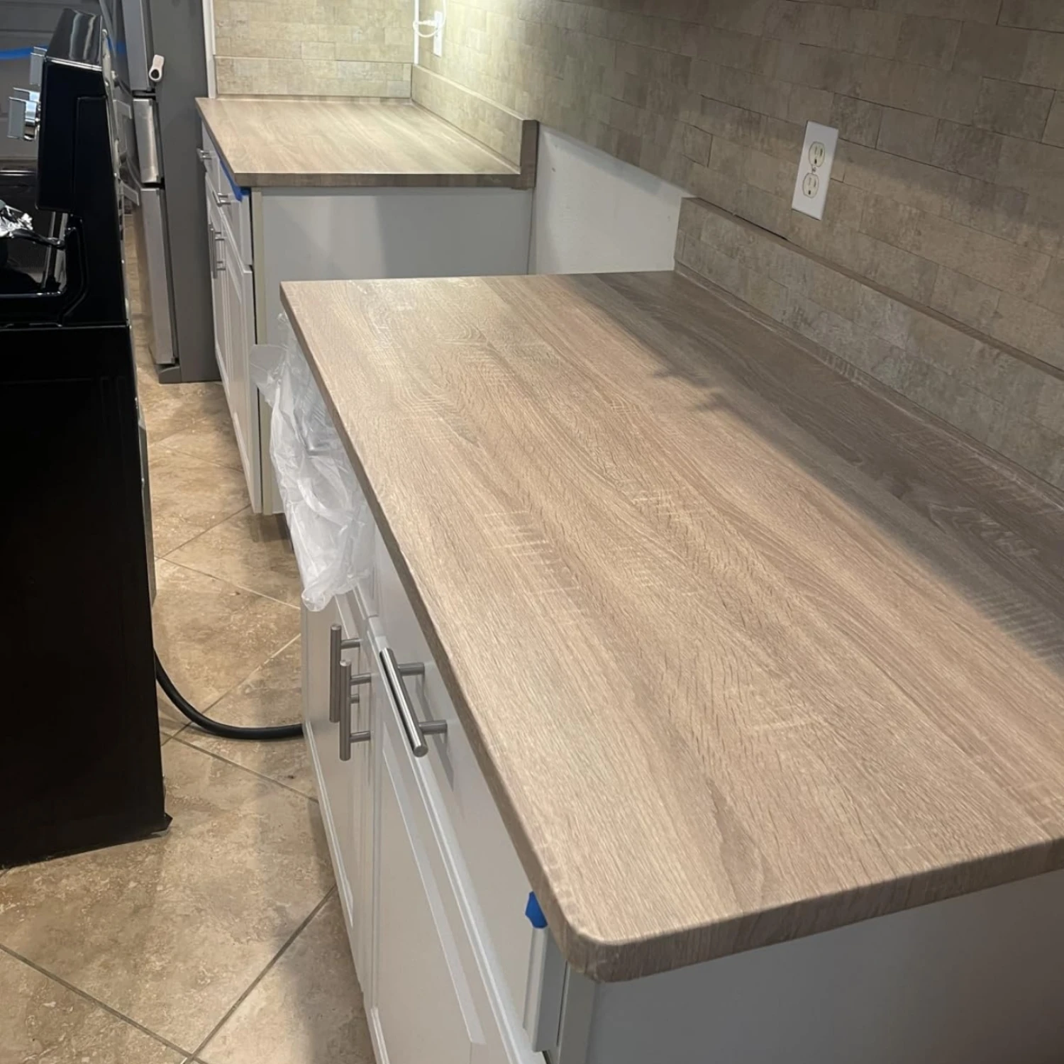 55cm Wide Self Adhesive PVC Wallpaper Wood Grain Vinyl Wall Sticker Waterproof Kitchen Cabinet Door Furniture Home Decor