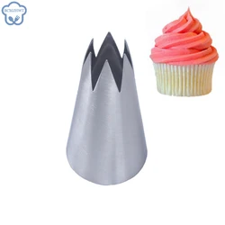 1PCS #633 Pastry Nozzles all for cakes and baking Cake Decorating Tools Stainless Steel Cream Pastry Nozzles Open Star Tips