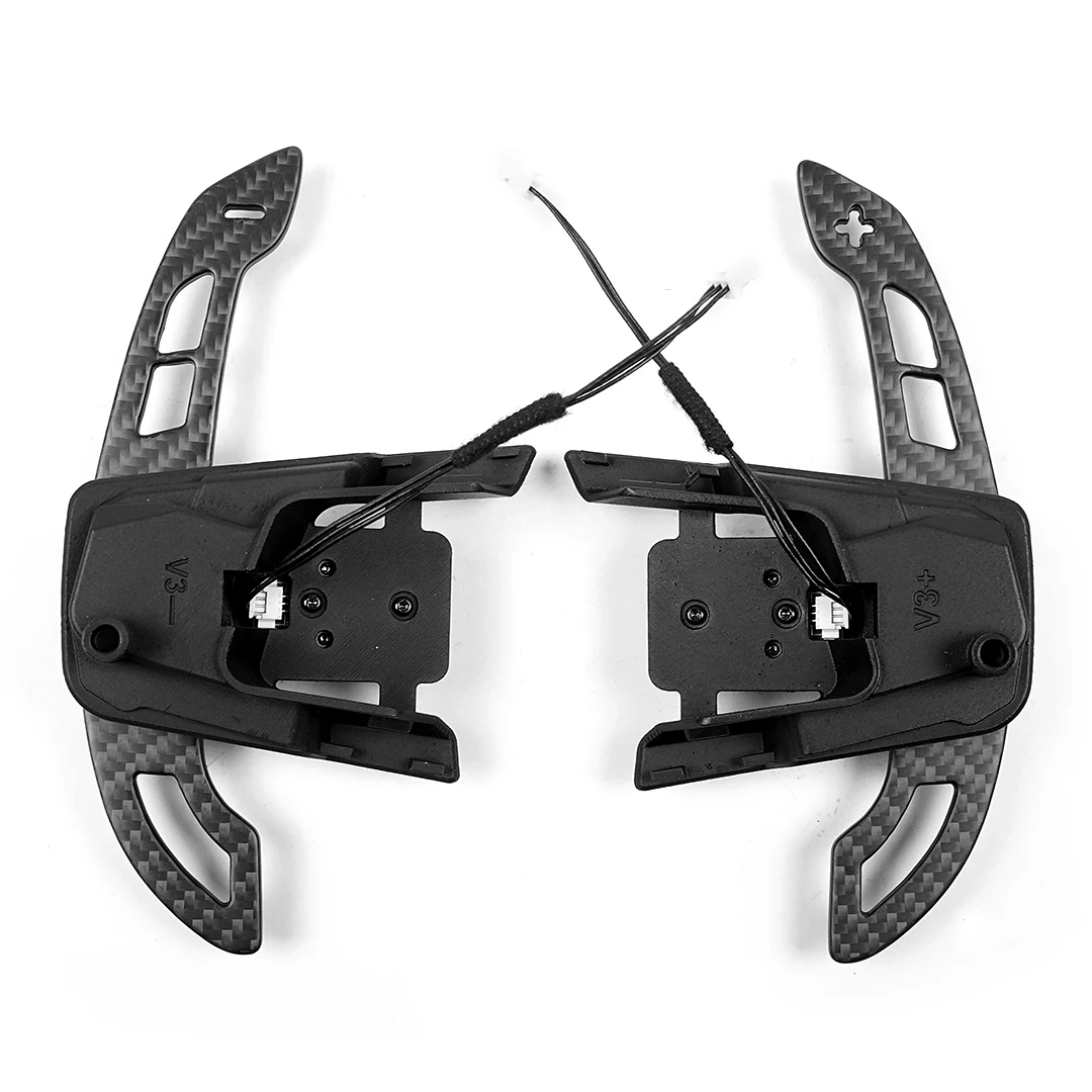 TDD Matte Carbon Fiber Magnetic Paddle Shifters with Resin Coating for Volkswagen Golf 7 MK7.5 GTI Golf R Scirocco Arteon