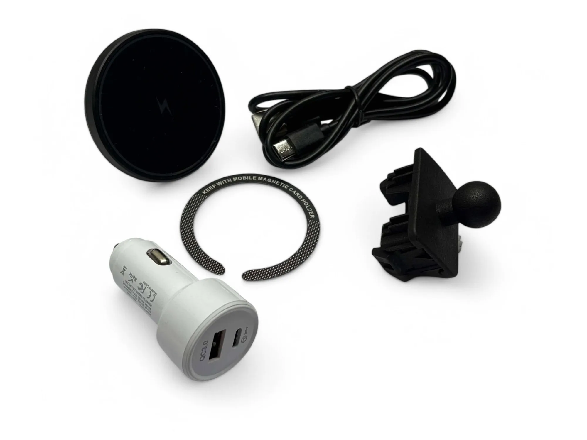 

For Phone Mount MagSafe Charg-er For VW MK4 Golf Jetta GTI GLI R32 (Fit for RHD hand drive model only)