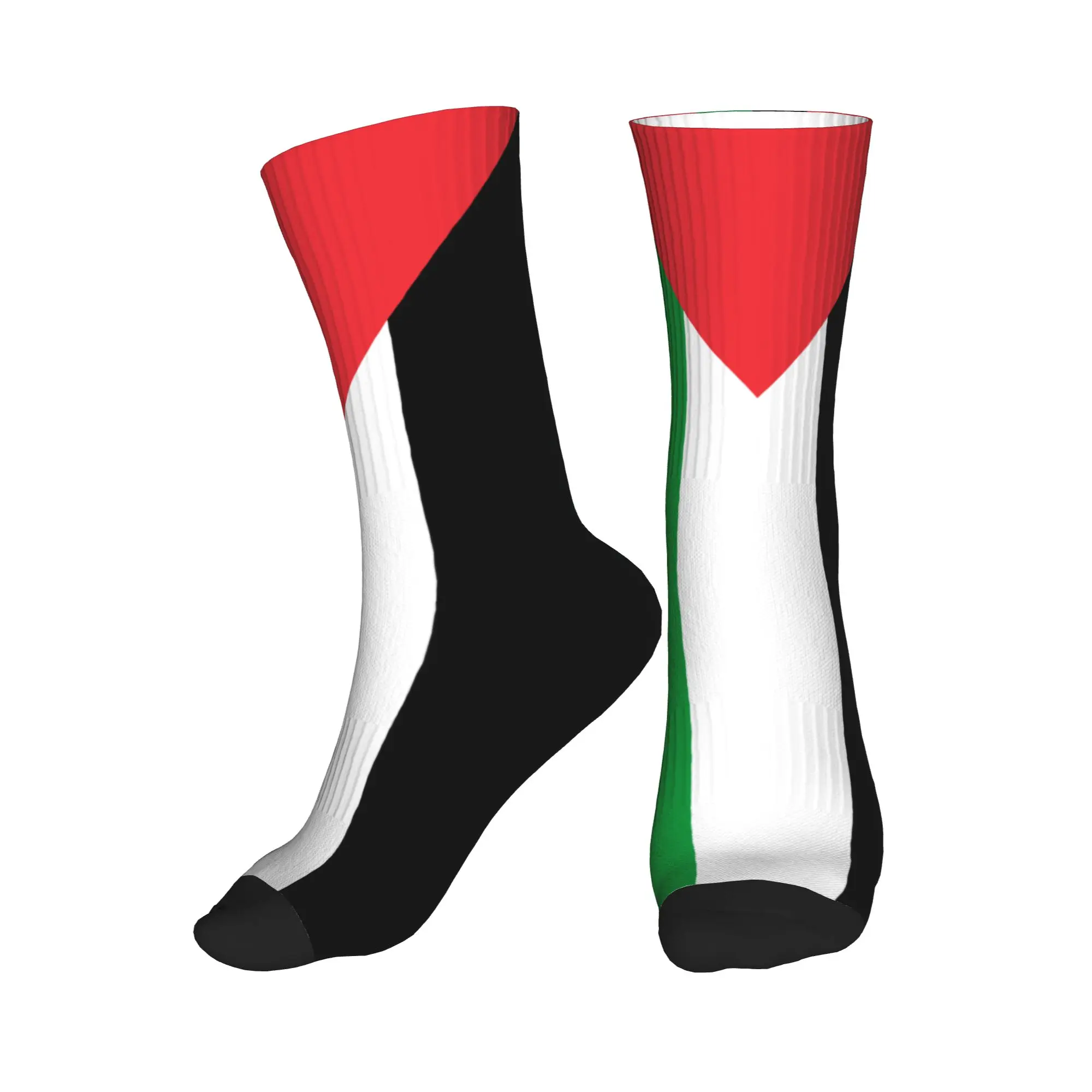 

Funny Mens Palestinian Arabic Keffiyeh Kufiya Pattern Dress Socks Unisex Warm Comfortable 3D Print Crew Socks