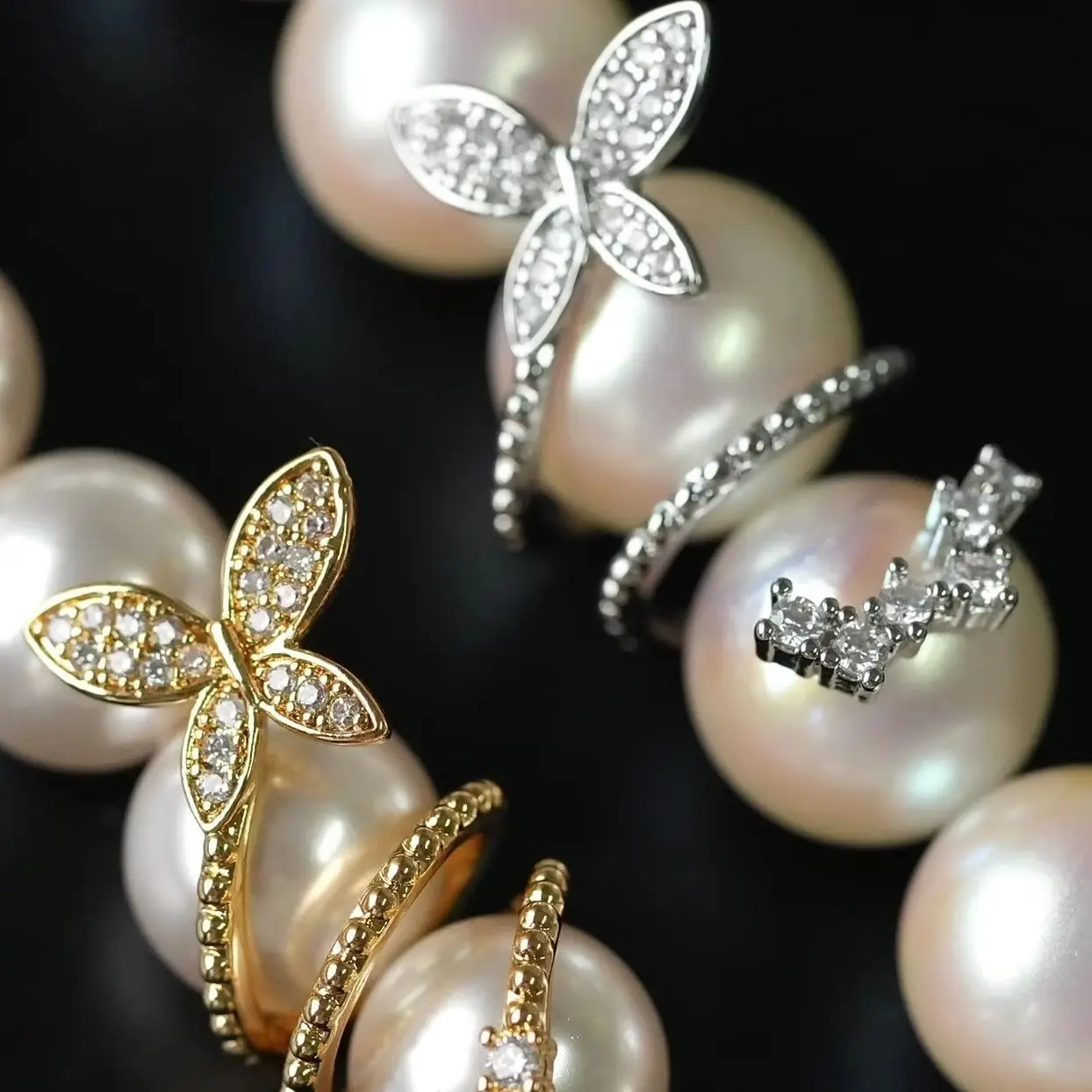 

2 шт. 28x16 мм, медное настоящее золото, циркон с резьбой, бабочка, декоративные бисером и нитью, аксессуары ручной работы «сделай сам»