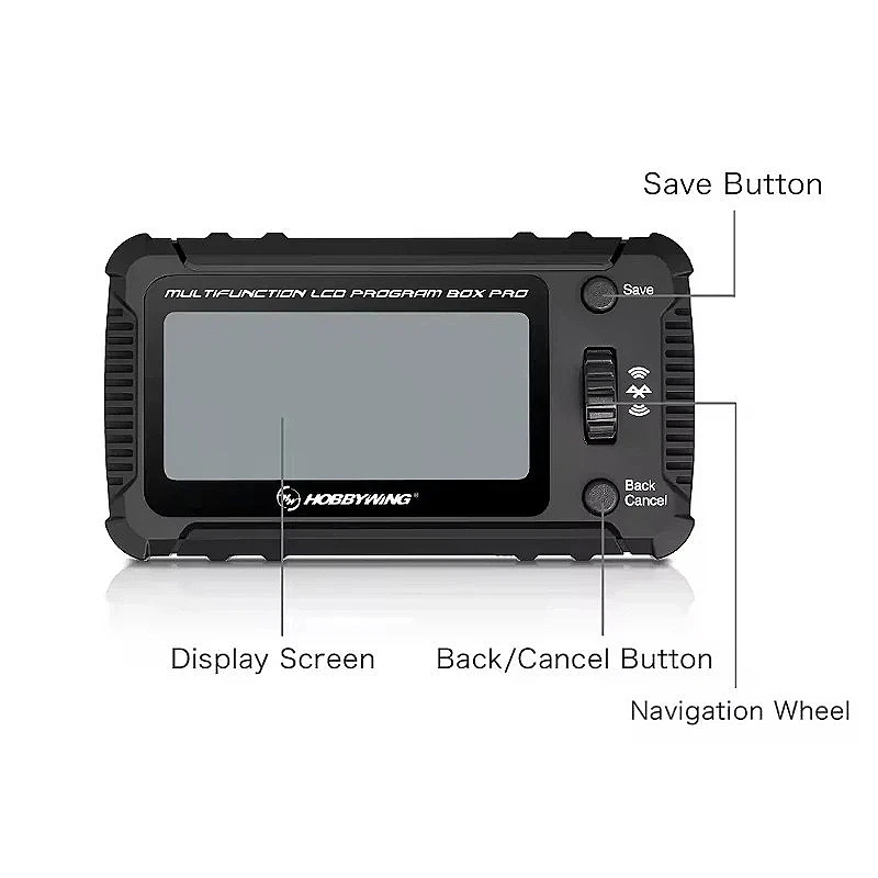 HOBBYWING LCD Program Box Pro w/ Bluetooth for PLATINUM XERUN EZRUN ESC RC Model Car Boat Airplane Parameter Setting Accessories